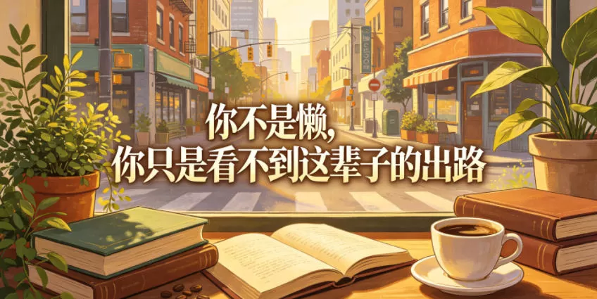付费文章:你不是懒,你只是看不到这辈子的出路网创资源-中创网-冒泡网-福缘网长青创习社