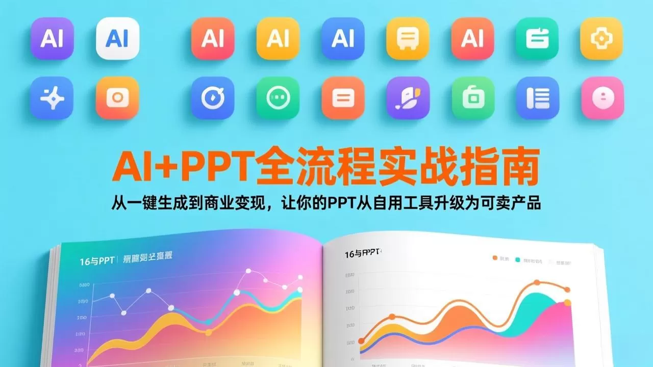 AI+PPT全流程实战指南：从一键生成到商业变现，让你的PPT从自用工具升级为可卖产品网创资源-中创网-冒泡网-福缘网长青创习社