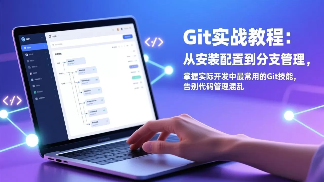 Git实战教程：从安装配置到分支管理，掌握实际开发中最常用的Git技能，告别代码管理混乱网创资源-中创网-冒泡网-福缘网长青创习社