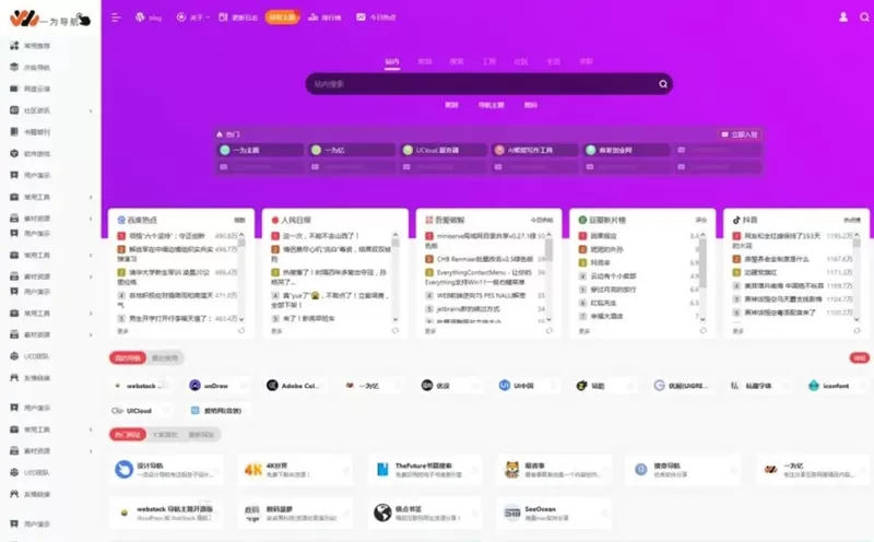 图片[1]网创资源-中创网-冒泡网-福缘网OneNav_v4 WordPress导航站网创资源-中创网-冒泡网-福缘网长青创习社