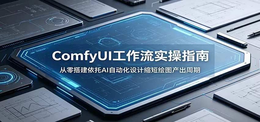 ComfyUI 工作流实操指南:从零搭建依托AI自动化设计缩短绘图产出周期网创资源-中创网-冒泡网-福缘网长青创习社