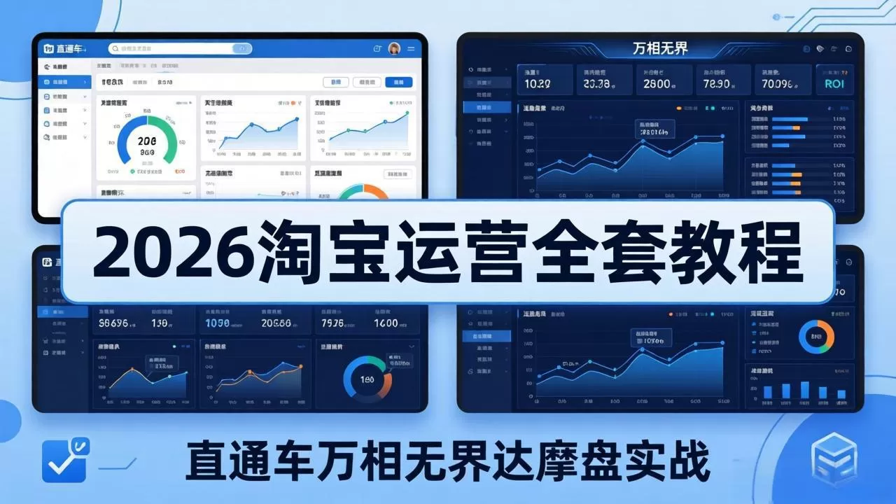 2026淘宝运营全套教程(更新5月3日网创资源-中创网-冒泡网-福缘网长青创习社
