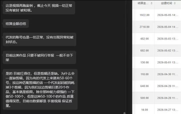 【团长合作2.0】视频矩阵项目_招发手矩阵+剪辑师，共赢项目【揭秘】网创资源-中创网-冒泡网-福缘网长青创习社