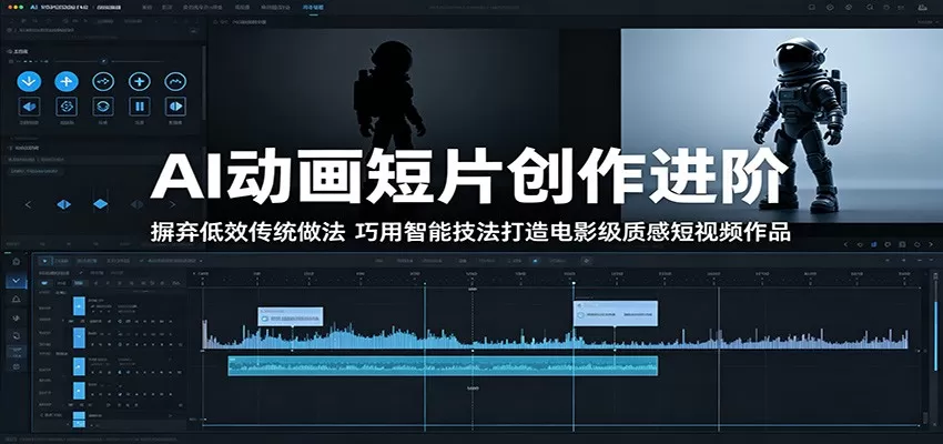 AI动画短片创作进阶：摒弃低效传统做法，巧用智能技法打造电影级质感短视频作品网创资源-中创网-冒泡网-福缘网长青创习社
