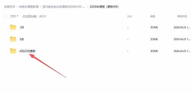 亚马逊 FBA 系统课程(更新26年4月网创资源-中创网-冒泡网-福缘网长青创习社
