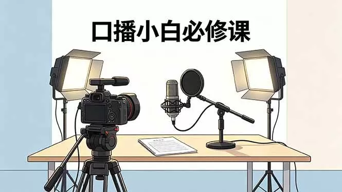 (18428期)口播小白必修课:录像收音灯光设备+脚本撰写,搭专业级录制场景 (18428期)口播小白必修课:录像收音灯光设备+脚本撰写,搭专业级录制场景