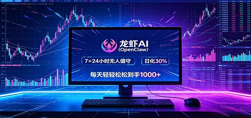 龙虾AI(OpenClaw)全自动挂机，智能操控电脑高效执行任务，每天轻松到手四位数网创资源-中创网-冒泡网-福缘网长青创习社
