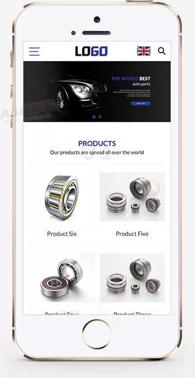 （响应式）中英双语外贸企业网站模板网创资源-中创网-冒泡网-福缘网长青创习社