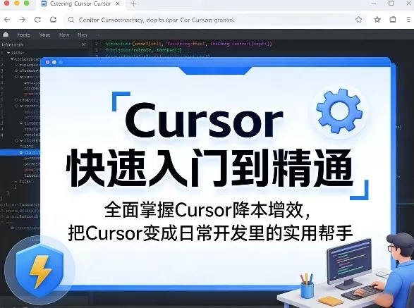 Cursor快速入门到精通,全面掌握Cursor降本增效,把Cursor变成日常开发里的实用帮手网创资源-中创网-冒泡网-福缘网长青创习社