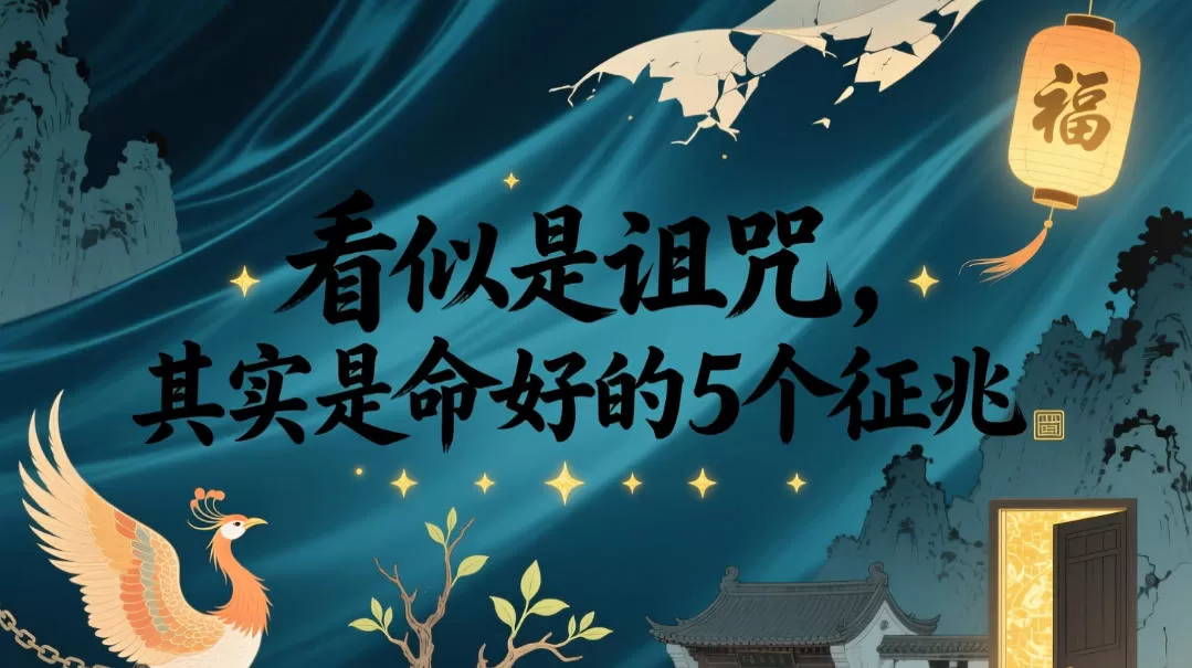 付费文章：看似是诅咒，其实是命好的5个征兆网创资源-中创网-冒泡网-福缘网长青创习社
