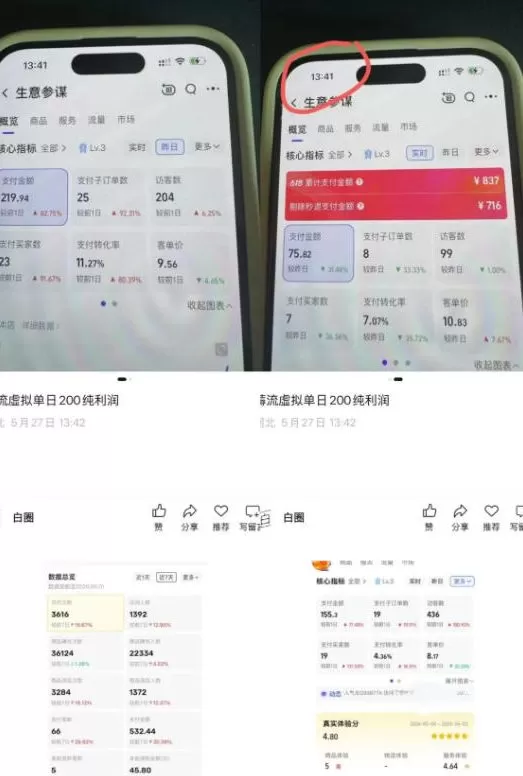 薅流虚拟2.0陪跑课，0成本AI流程化操作，淘宝+闲鱼同步玩法，上一次货两个平台有收益，单店每天200纯利润