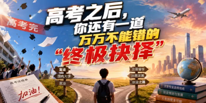 付费文章：高考之后，你还有一道万万不能错的“终极抉择”网创资源-中创网-冒泡网-福缘网长青创习社
