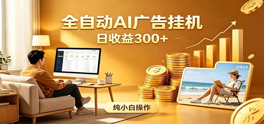 AI风口项目,全程解放双手,后台自动运行赚取收益,每天稳定收益300+网创资源-中创网-冒泡网-福缘网长青创习社
