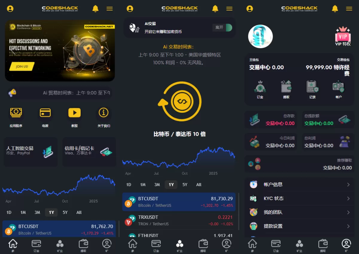 图片[1]网创资源-中创网-冒泡网-福缘网AI 量化投资 + 区块链理财交易所源码（海外版）网创资源-中创网-冒泡网-福缘网长青创习社