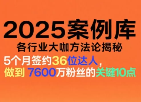 波波来了案例库，收录各行业大咖的方法论，各行业大咖方法论揭秘(更新2026年3月)网创资源-中创网-冒泡网-福缘网长青创习社