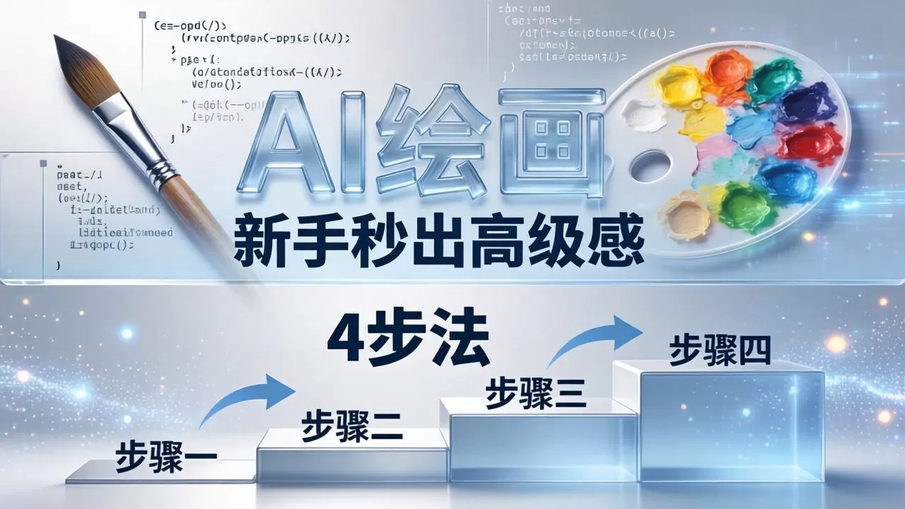 AI绘画入门别再硬磕了！即梦4步法：万能提示词公式+BRTR框架，新手秒出高级感网创资源-中创网-冒泡网-福缘网长青创习社