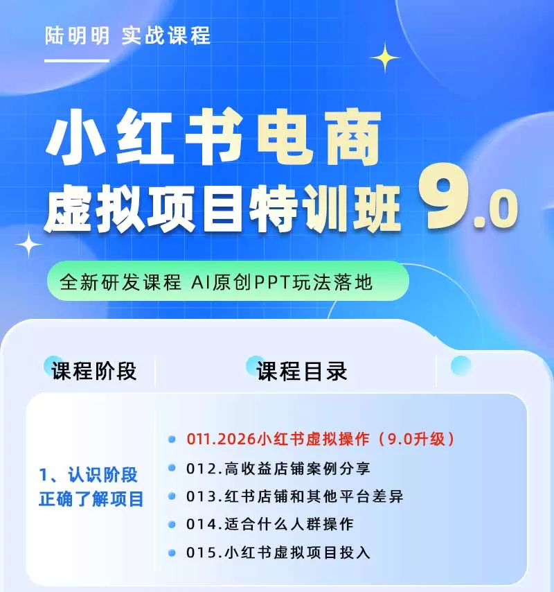 图片[1]网创资源-中创网-冒泡网-福缘网小红书虚拟项目特训班9.0，全面拥抱AI，批量产出原创PPT货源，单品/单店纯利润几万到几十W网创资源-中创网-冒泡网-福缘网长青创习社