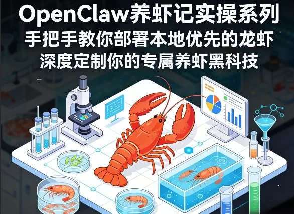 OpenClaw养虾记实操系列，手把手教你部署本地优先的龙虾，深度定制你的专属养虾黑科技(更新)网创资源-中创网-冒泡网-福缘网长青创习社