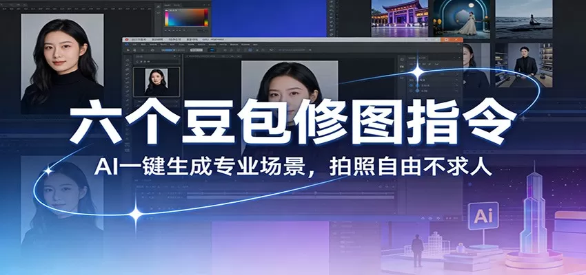 六个豆包修图指令：AI 一键生成专业场景，拍照自由不求人网创资源-中创网-冒泡网-福缘网长青创习社