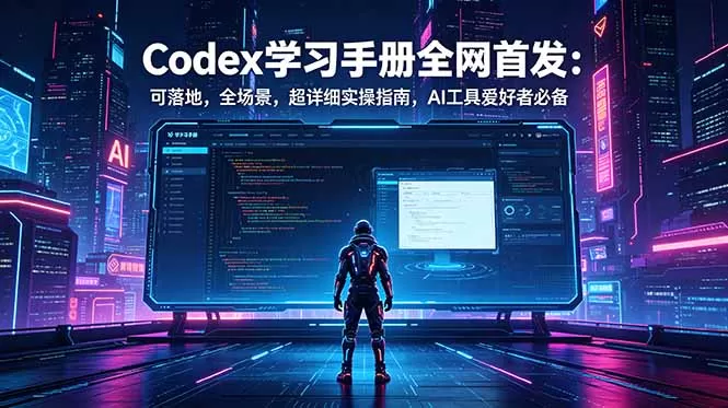 Codex学习手册全网首发：可落地，全场景，超详细实操指南，AI工具爱好者必备网创资源-中创网-冒泡网-福缘网长青创习社