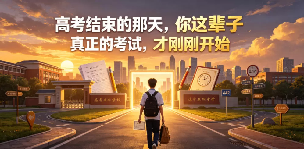 付费文章：高考结束的那天，你这辈子真正的考试，才刚刚开始网创资源-中创网-冒泡网-福缘网长青创习社