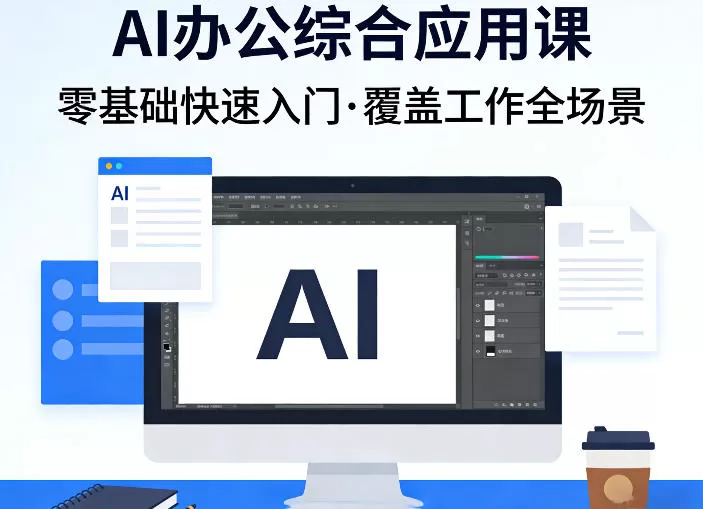 AI办公综合应用课，零基础快速入门，覆盖了工作中各种应用场景网创资源-中创网-冒泡网-福缘网长青创习社