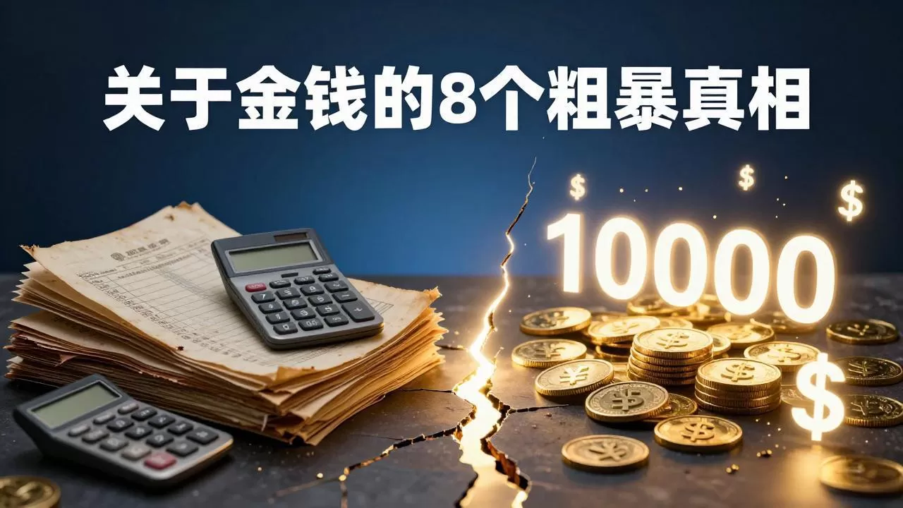 付费文章：关于金钱的 8 个粗暴真相，彻底重塑你的赚钱思维与财富认知网创资源-中创网-冒泡网-福缘网长青创习社