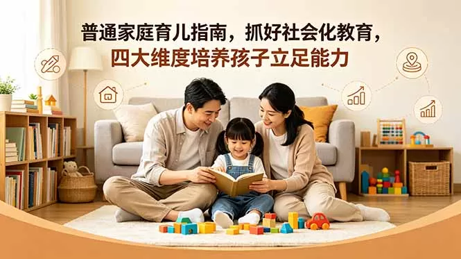 付费文章:普通家庭育儿指南,抓好社会化教育,四大维度培养孩子立足能力网创资源-中创网-冒泡网-福缘网长青创习社