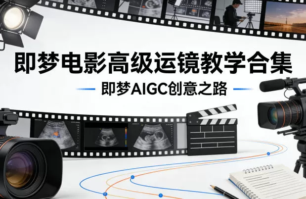 即梦电影高级运镜教学合集，即梦AIGC创意之路网创资源-中创网-冒泡网-福缘网长青创习社
