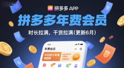 拼多多年费会员，实经验分享操，时长拉满，干货拉满(更新26年4月03日)网创资源-中创网-冒泡网-福缘网长青创习社